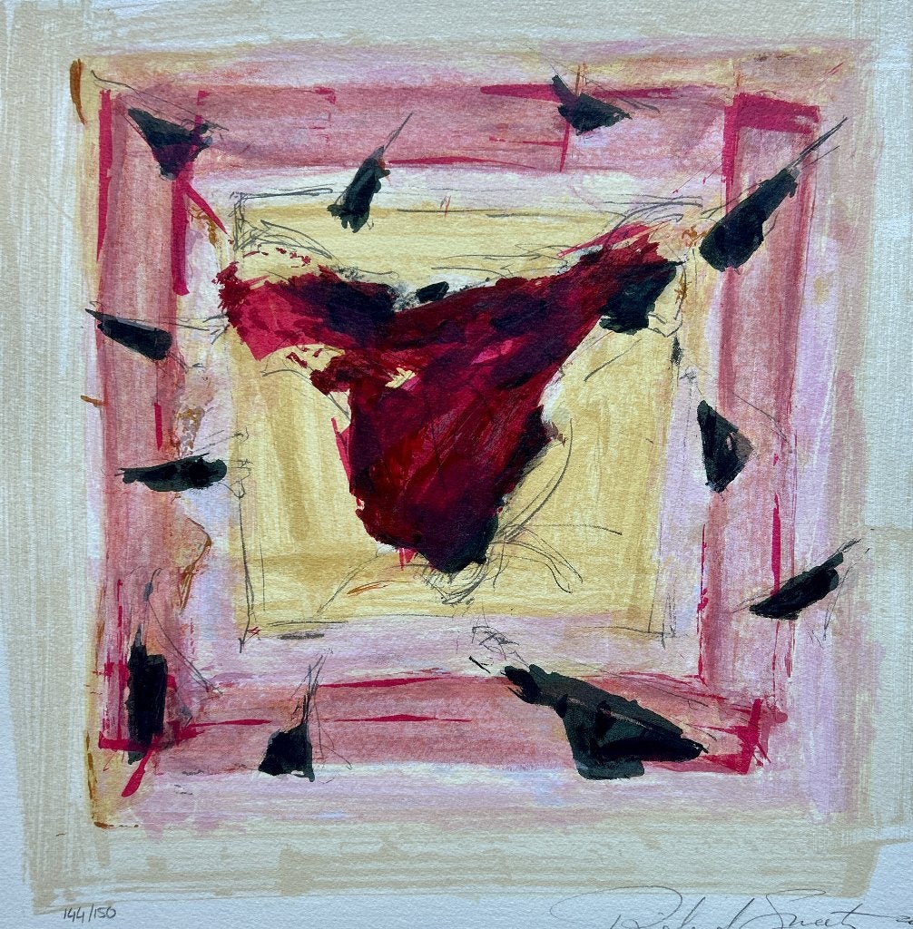 Zeefdruk Richard Smeets  ZOMEROPRUIMING, Antiek en Kunst, Kunst | Litho's en Zeefdrukken, Gesigneerd, Verzenden, Zeefdruk