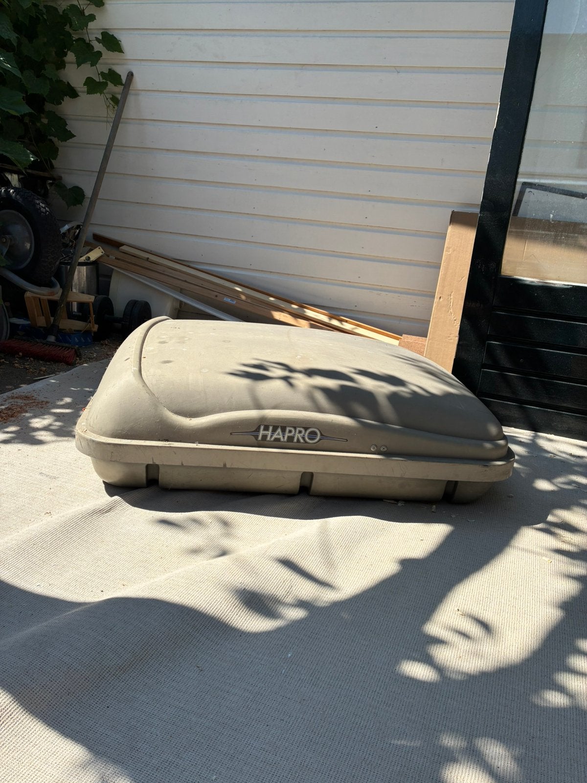 Hapro dakkoffer 560 liter slot niet goed, Ophalen, Gebruikt