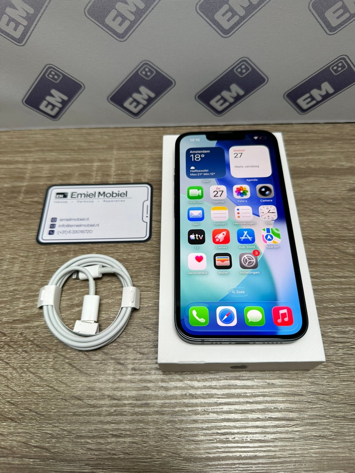iPhone 14 - 128GB / batterij 100% / garantie, 128 GB, Zwart, Ophalen of Verzenden, Zo goed als nieuw