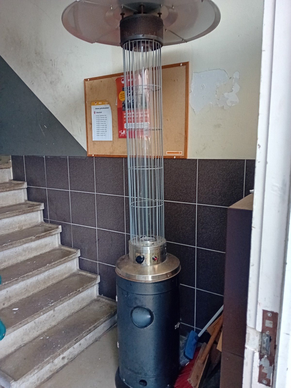 terras verwarmer, Tuin en Terras, Terrasverwarmers, Ophalen, Gebruikt
