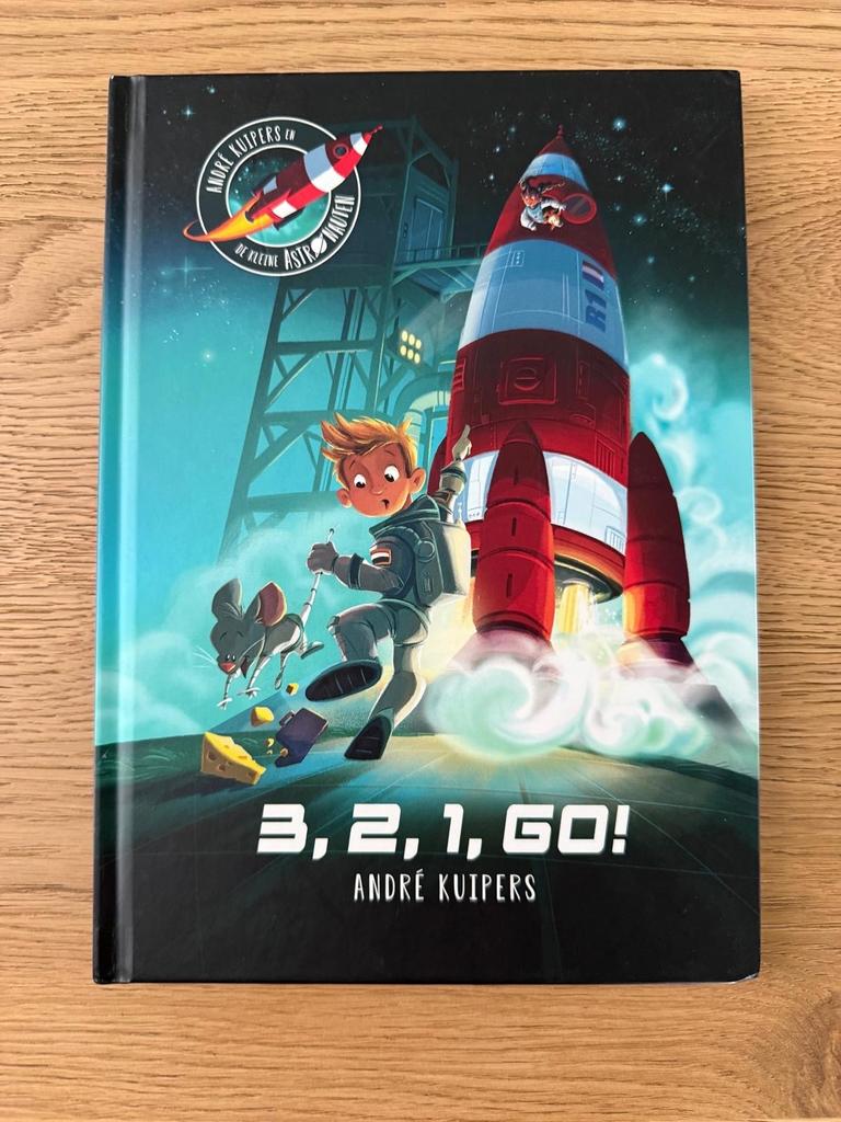 3, 2, 1, GO! André Kuipers en de kleine astronaut, Boeken, Kinderboeken | Jeugd | onder 10 jaar, Ophalen of Verzenden, Zo goed als nieuw