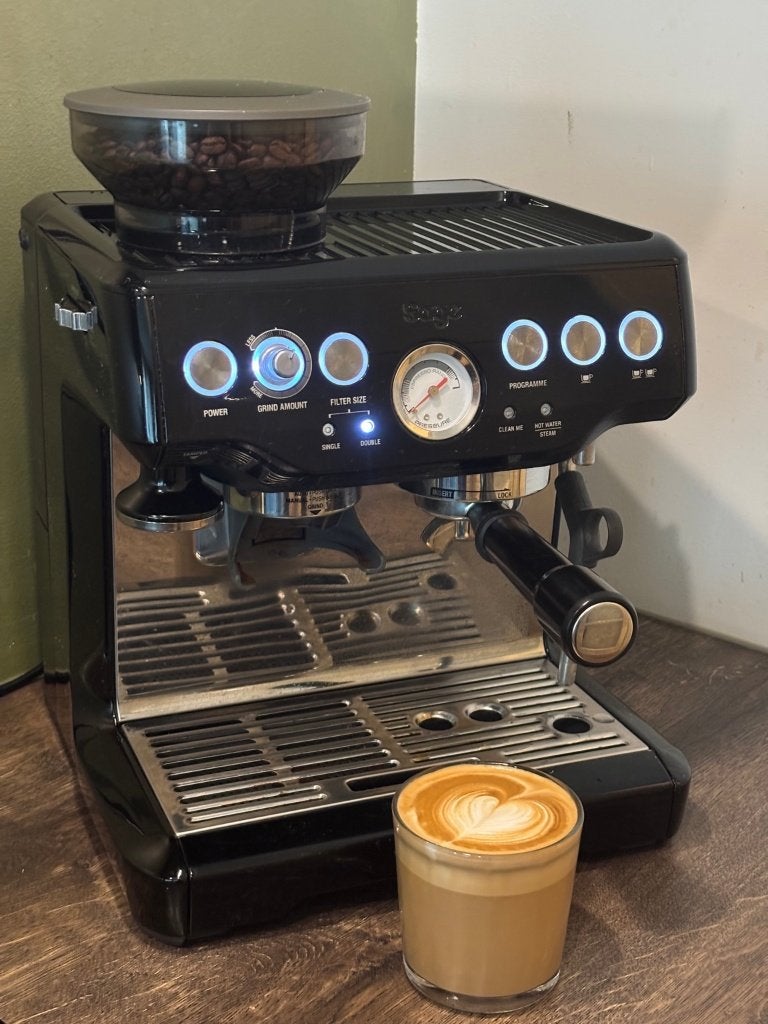 Sage Barista Express Black Sesame, Ophalen, Afneembaar waterreservoir, Gebruikt, Espresso apparaat