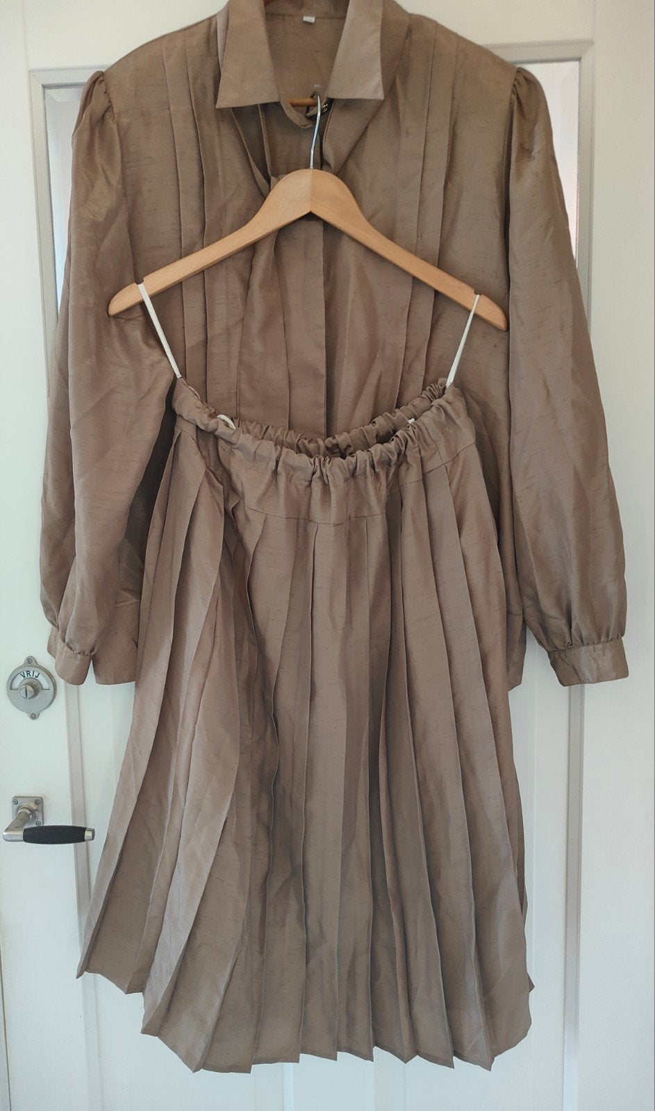 Vintage: Blouse en rok uit de jaren 80, Ophalen of Verzenden, Zo goed als nieuw