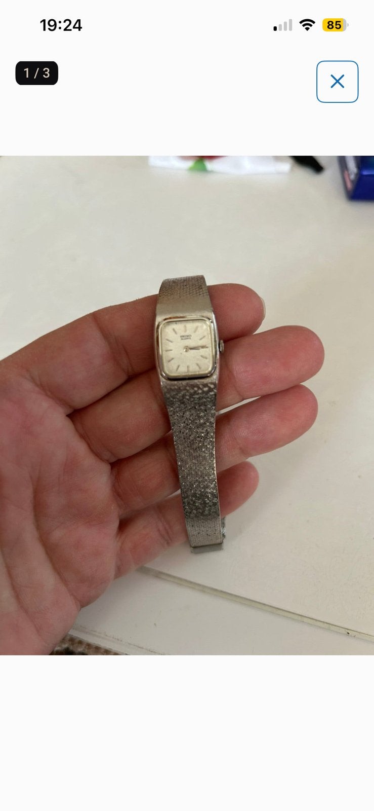 Seiko dames horloge, Sieraden, Tassen en Uiterlijk, Horloges | Dames, Ophalen, Zo goed als nieuw, Staal, Seiko