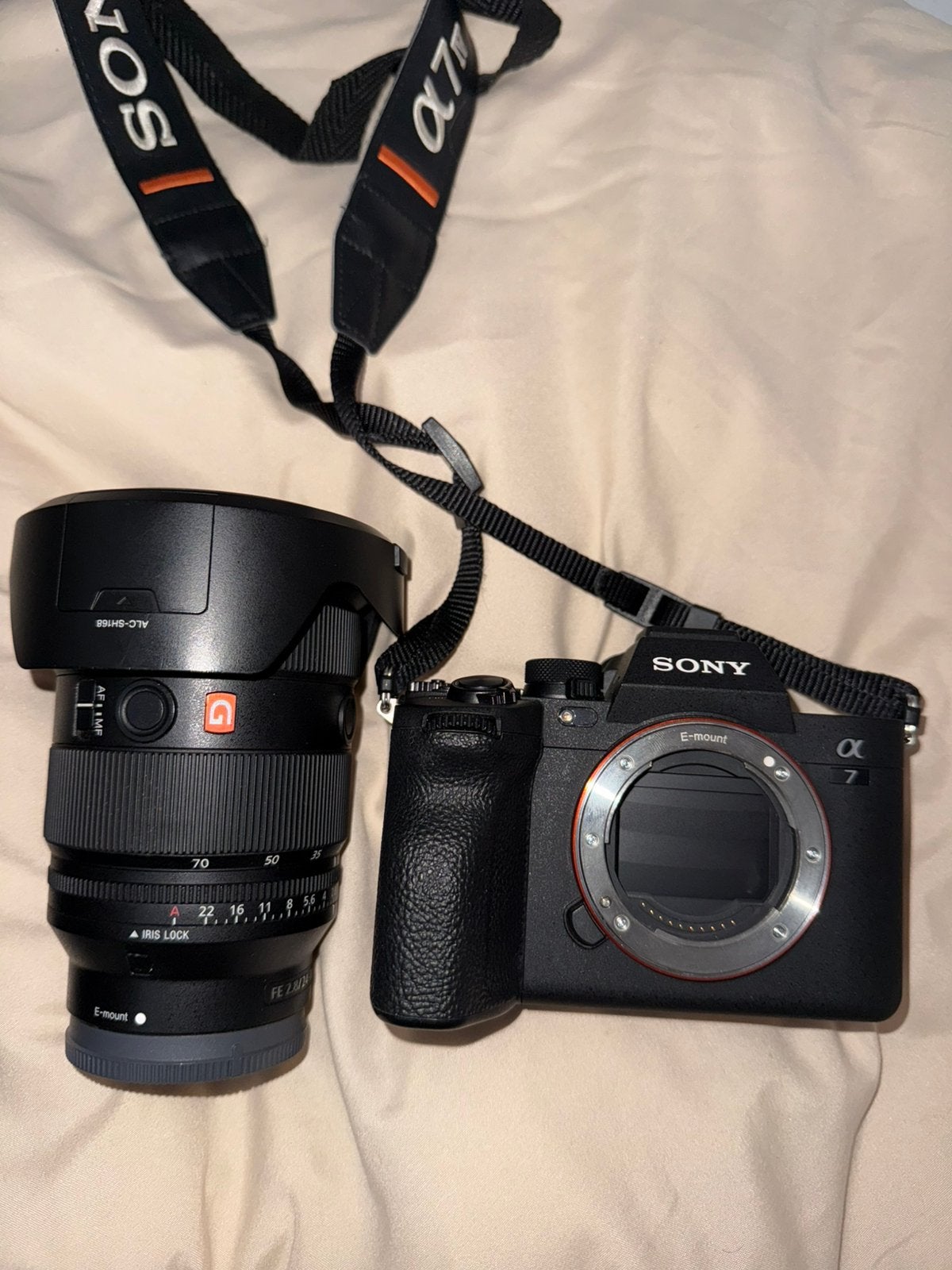 Sony A7 IV met 24-70mm F/2.8 GM II lens, Ophalen, Spiegelreflex, Zo goed als nieuw, 4 t/m 7 keer