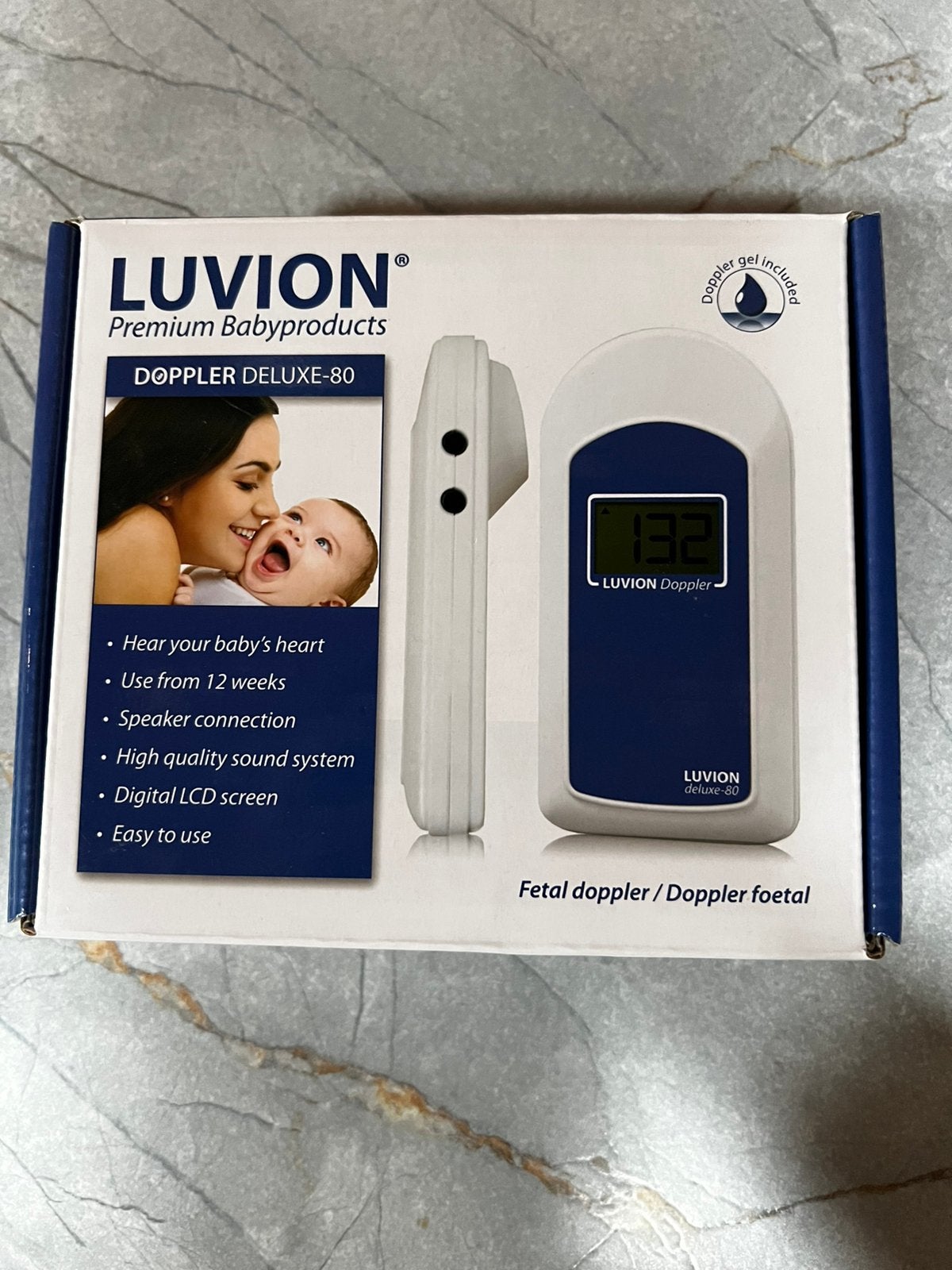 Luvion Doppler Deluxe-80 foetale hartslagdoppler, Ophalen of Verzenden, Gebruikt
