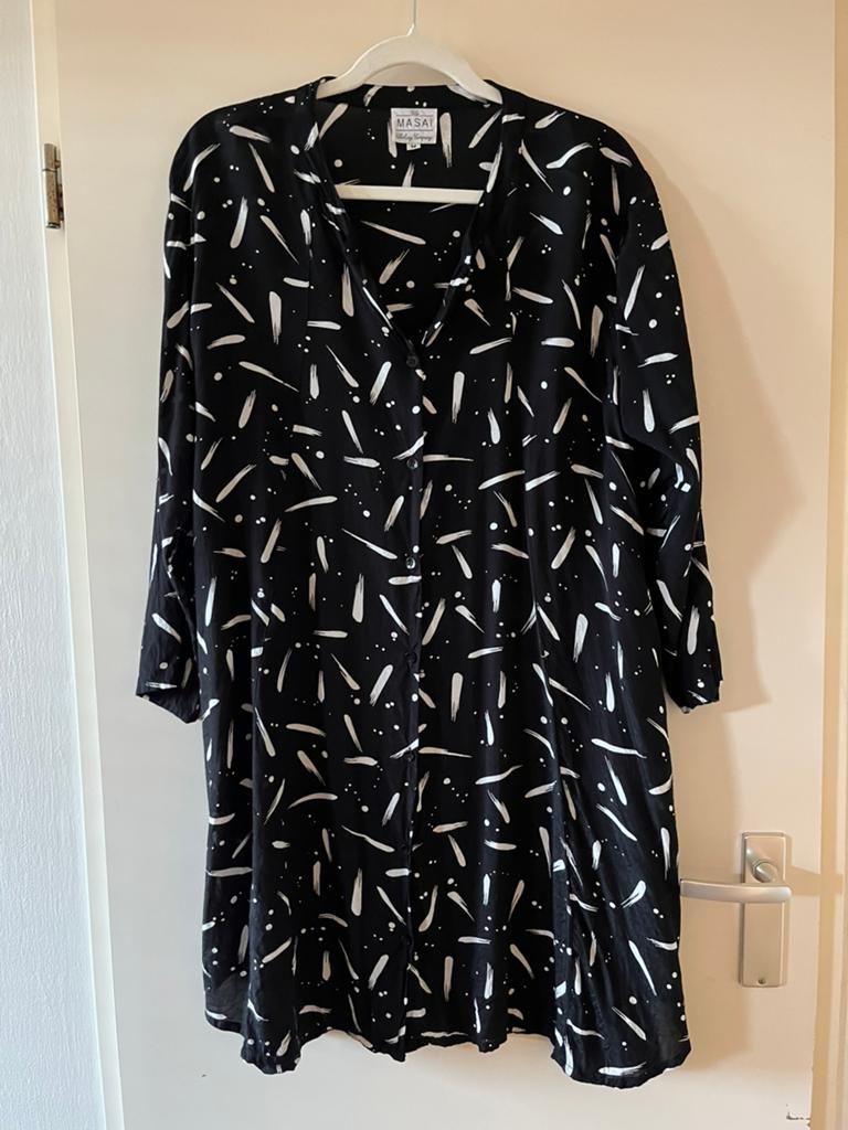Jurk maat M, Kleding | Dames, Jurken, Zo goed als nieuw, Maat 38/40 (M), Zwart, Boven de knie, Verzenden