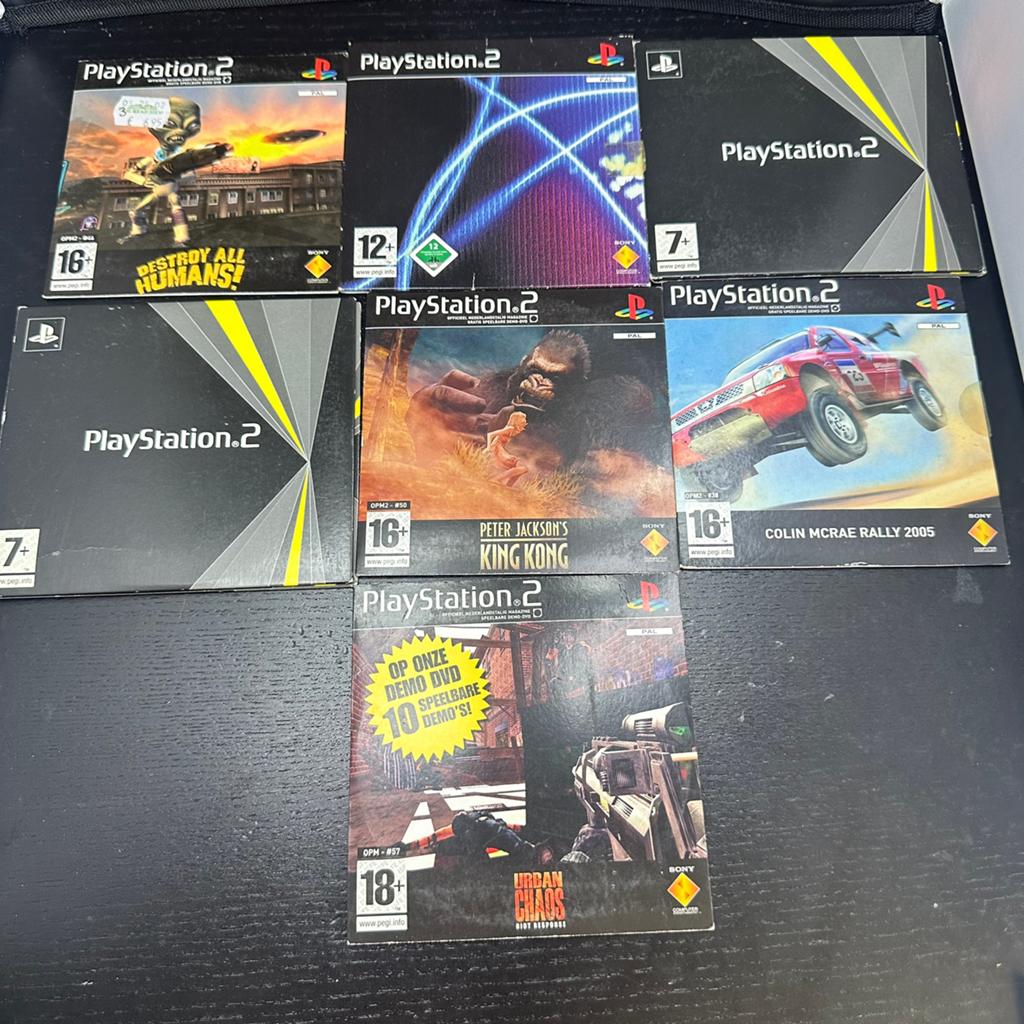 PlayStation 2 demo’s - Compleet en Werkend (7 stuks), S, G, Overige genres, 1 speler