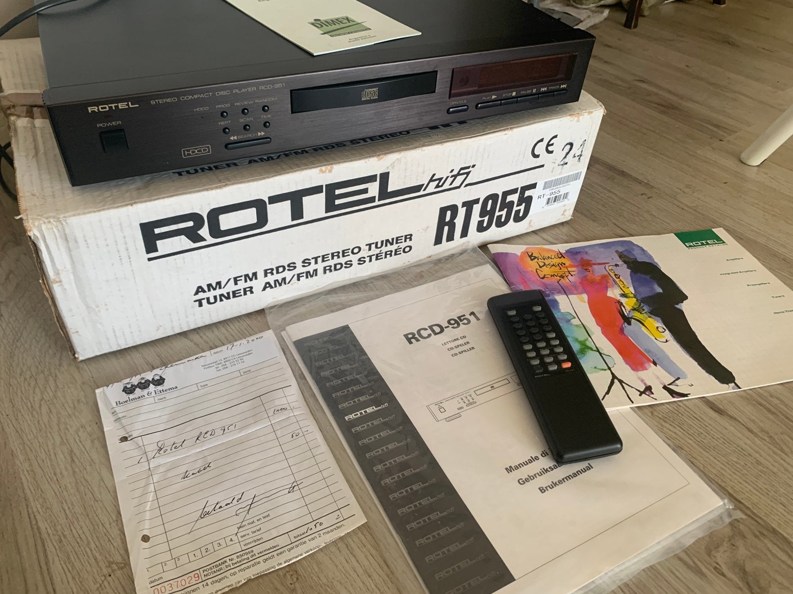 Rotel RCD 951 HDCD. CD speler zgan., Ophalen of Verzenden, Zo goed als nieuw, Overige merken