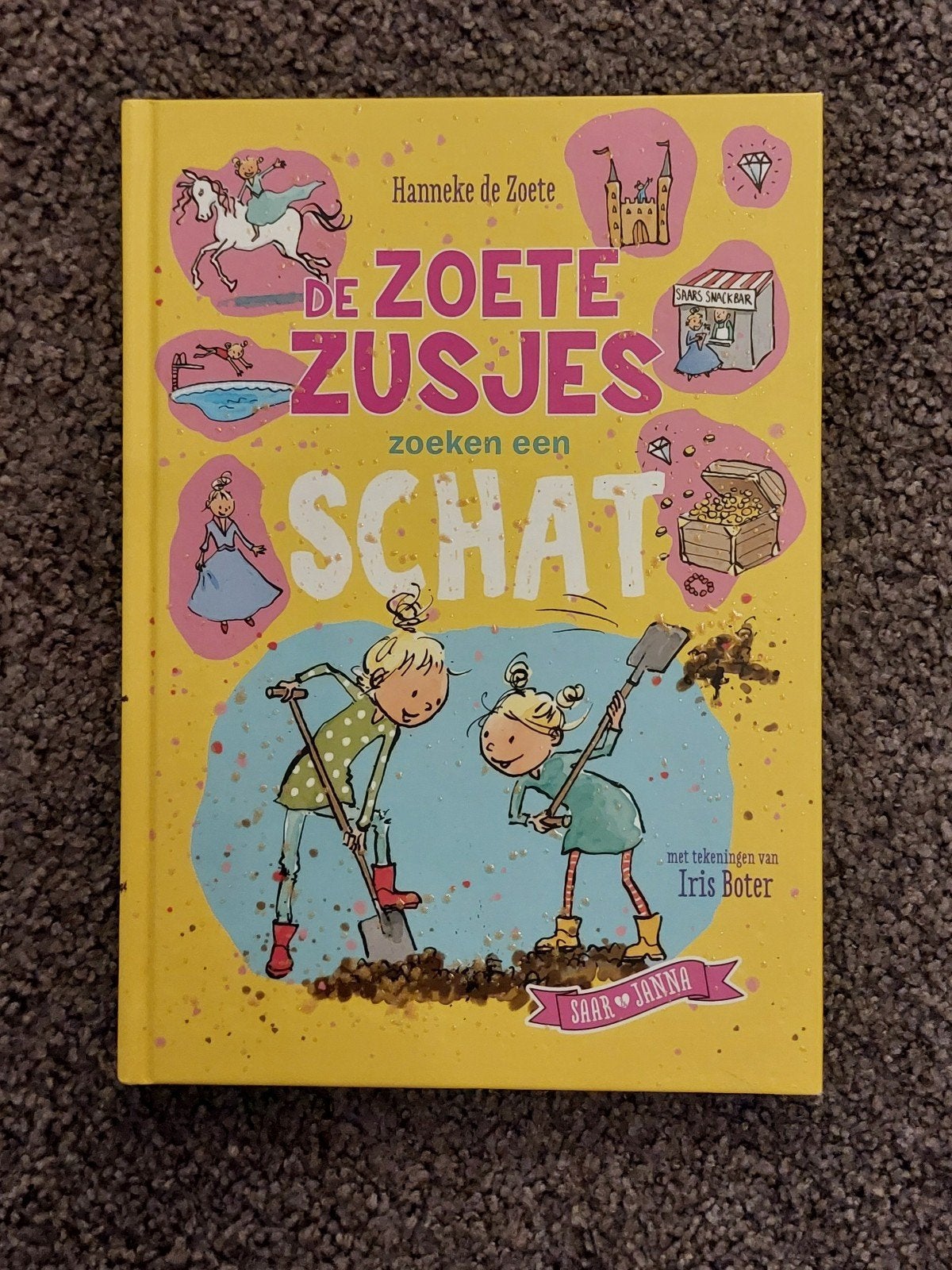 De Zoete Zusjes zoeken een schat - Hanneke de Zoete, Ophalen, Zo goed als nieuw, Hanneke de Zoete, Fictie algemeen