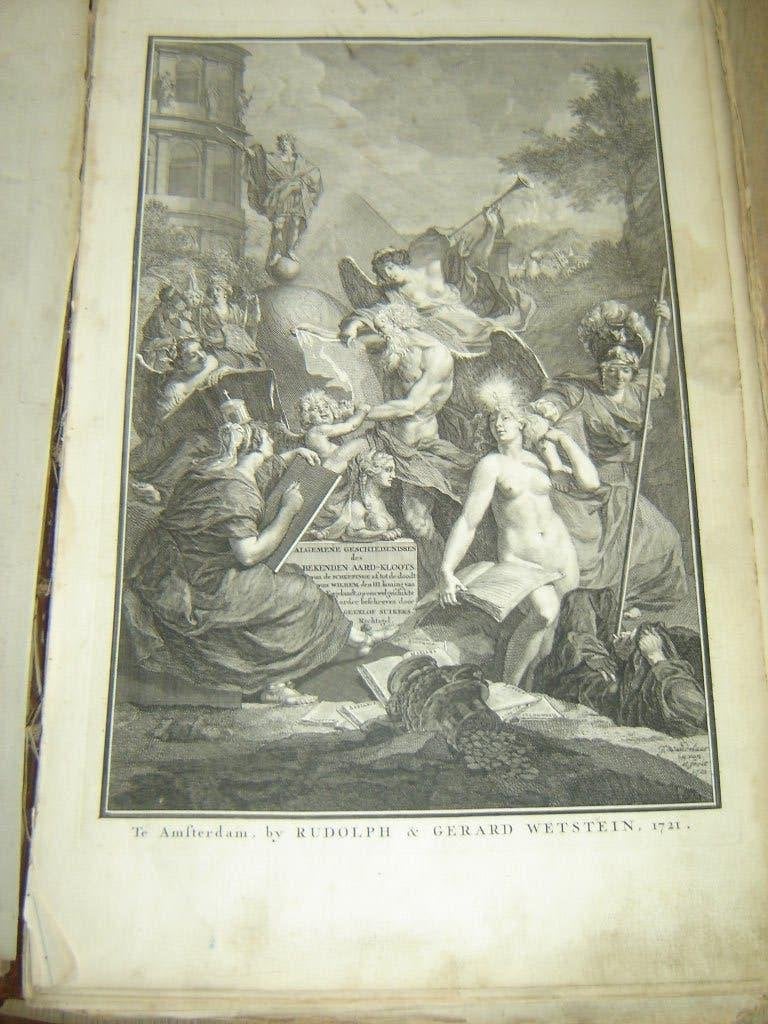 algemene kerkelyke en wereldlyke geschiedenissen 1721, Ophalen of Verzenden, Geerlof Suikers