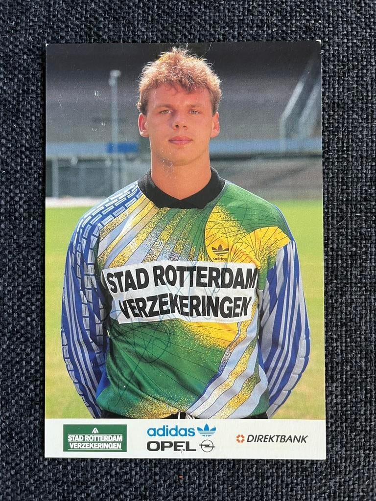 Feyenoord spelerskaart Van Dijk gesigneerd, Ophalen of Verzenden, Gebruikt, Feyenoord, Spelerskaart