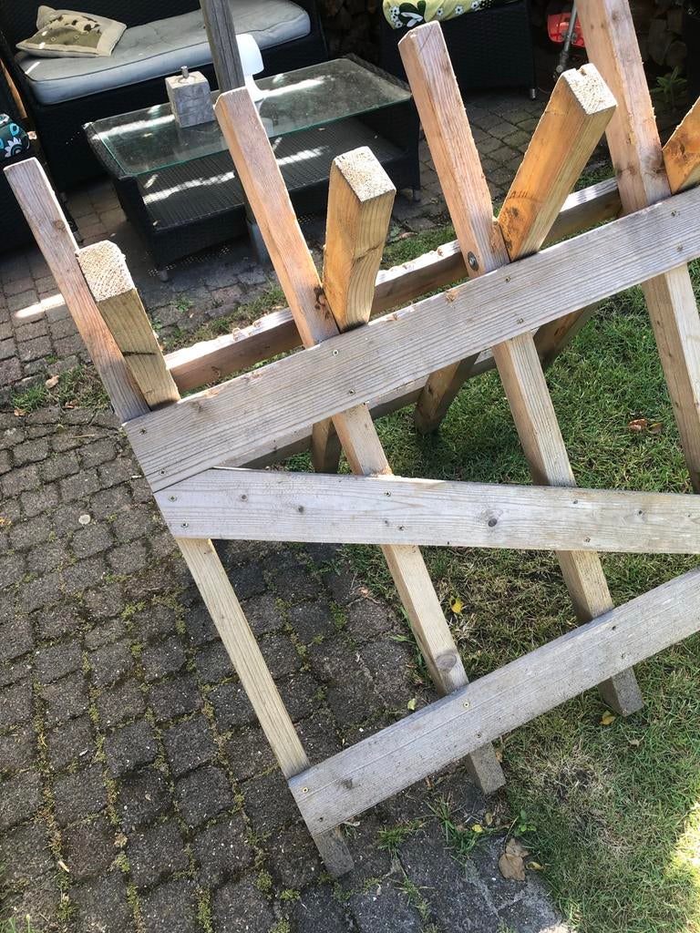 Houten zaagbok voor brandhout, Ophalen of Verzenden, Gebruikt