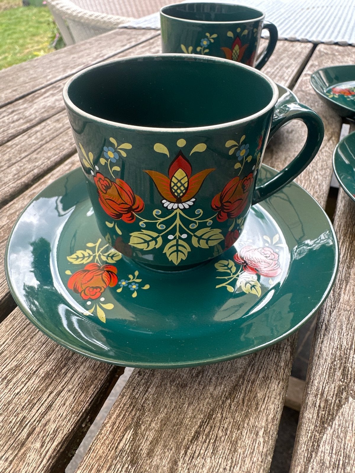 Vintage Bavaria Schumann Arzberg kop en schotel set, Ophalen