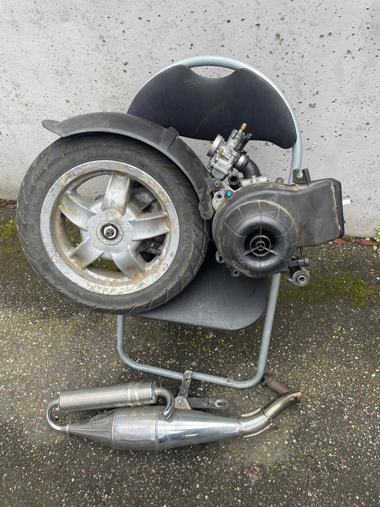 Piaggio Zip 2T 70cc compleet blok (mogelijk met kabelboom), Ophalen of Verzenden, Gebruikt, Blok