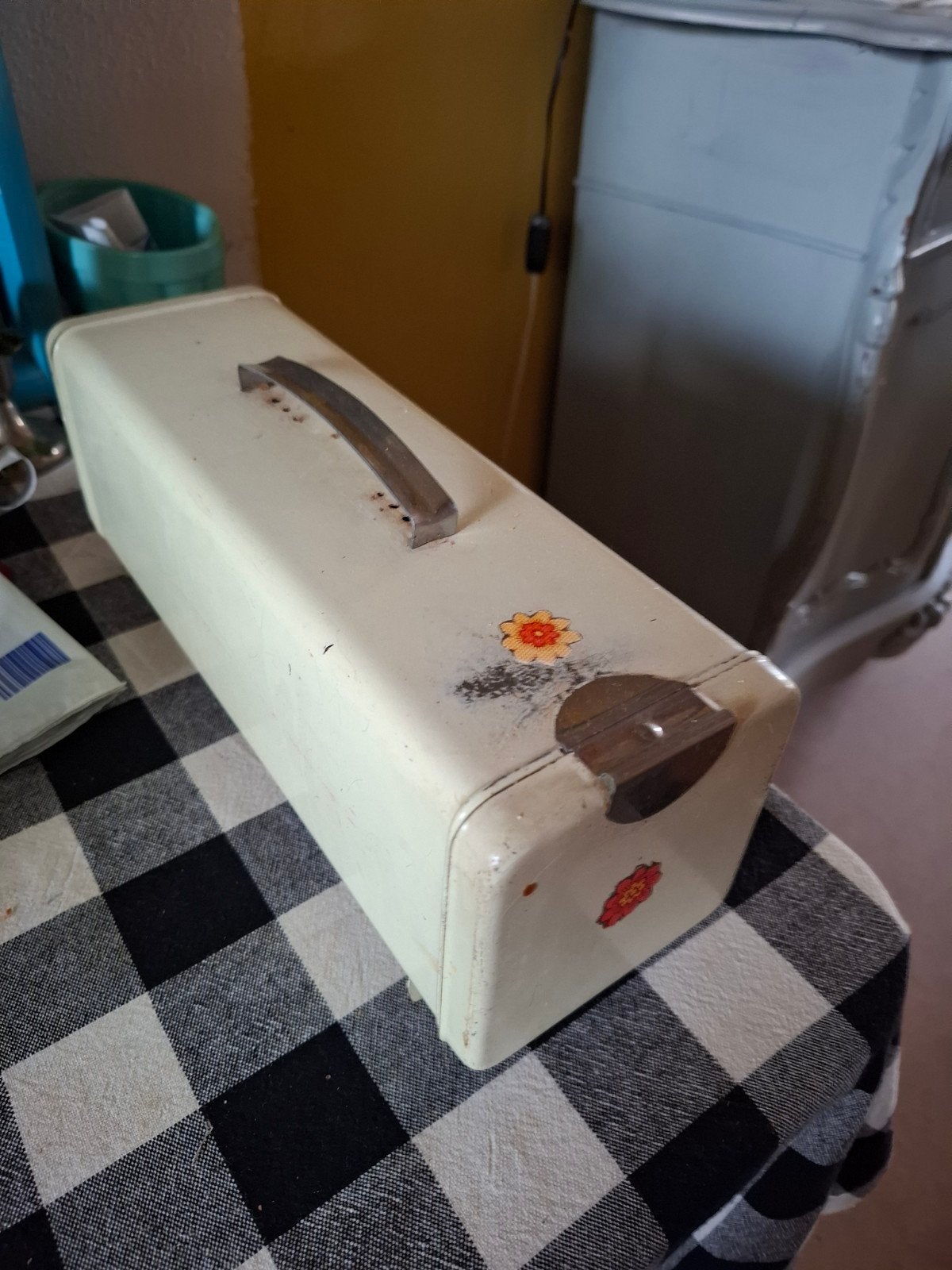 Brabantia koektrommel, Gebruikt, Metaal, Broodtrommel, Brabantia