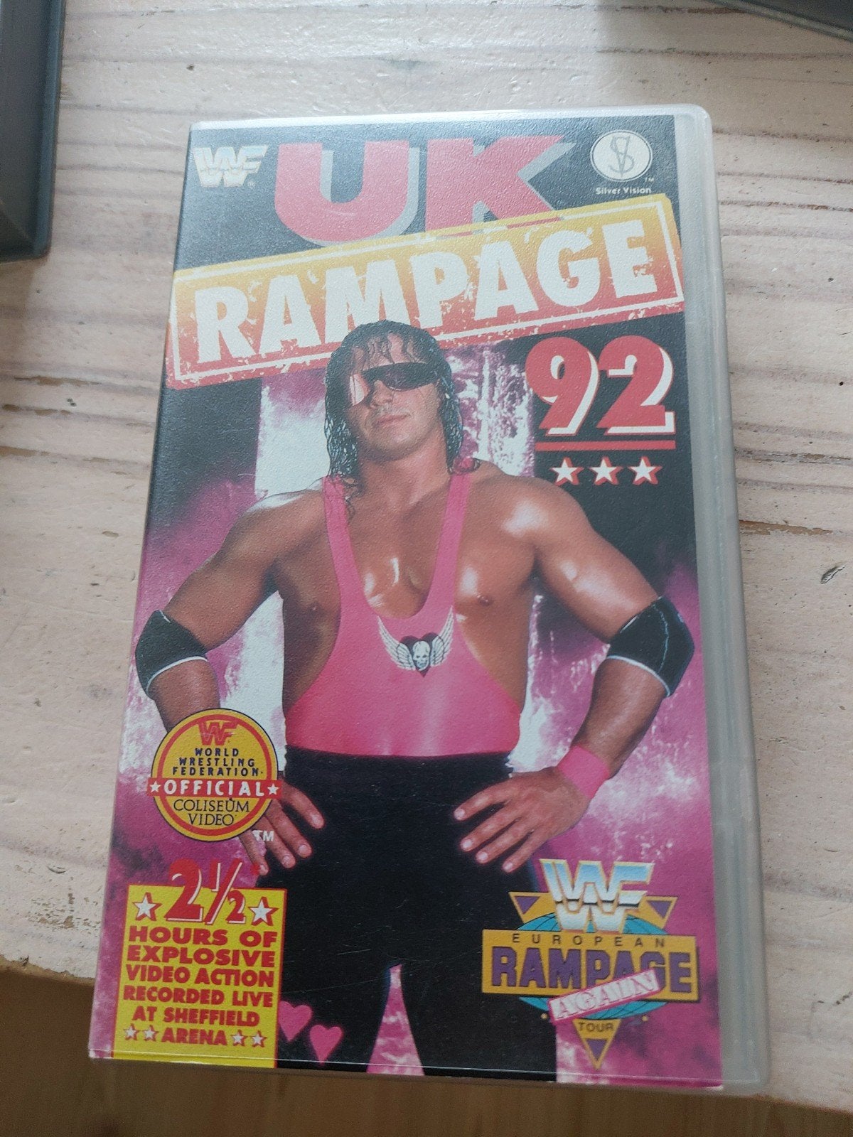 Wwf wrestling Uk Rampage 1992 videoband, Ophalen of Verzenden, Gebruikt