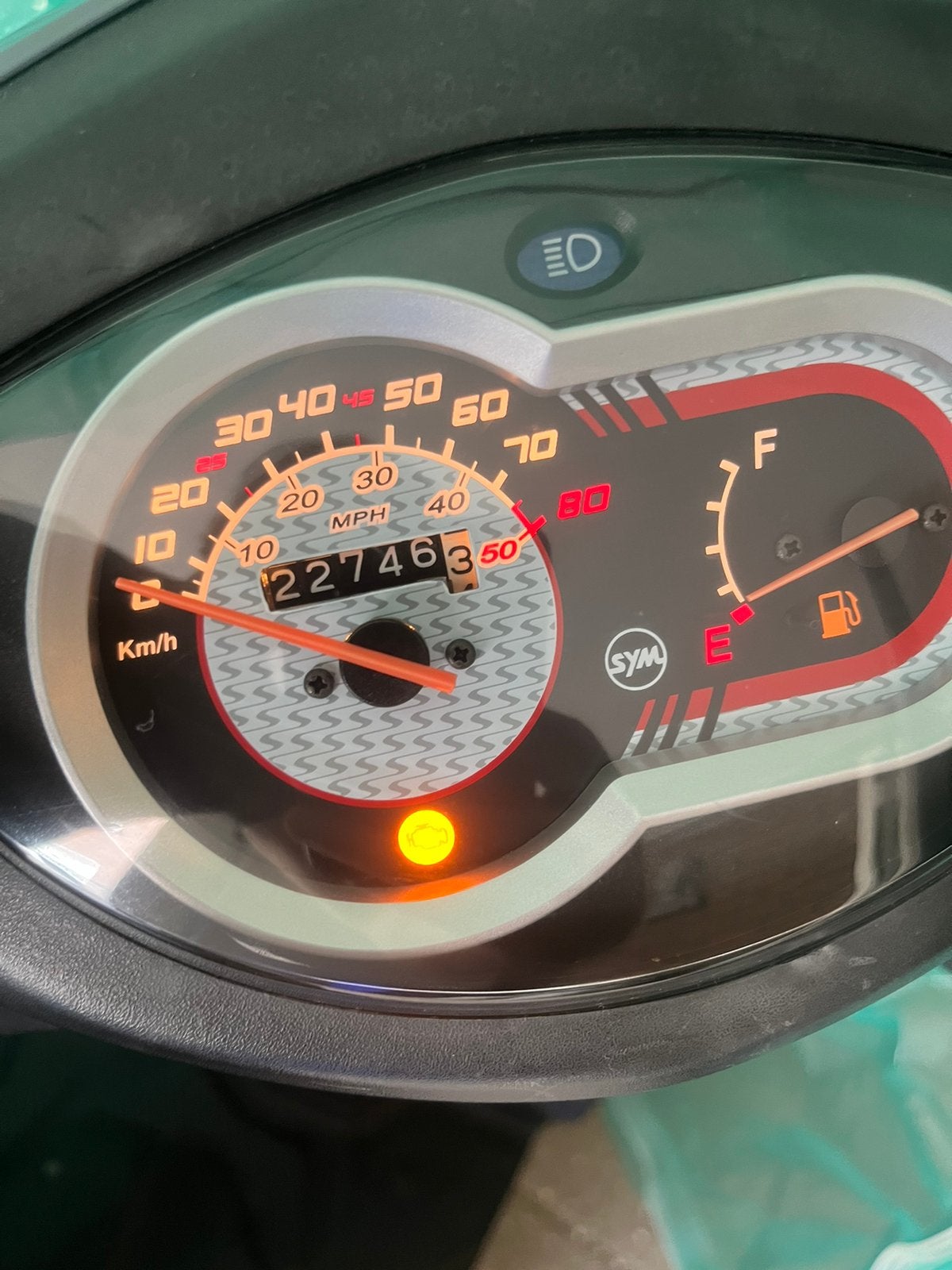 Sym Orbit III Euro 5 uit 2021, Ophalen, Maximaal 45 km/u, Zo goed als nieuw, Benzine