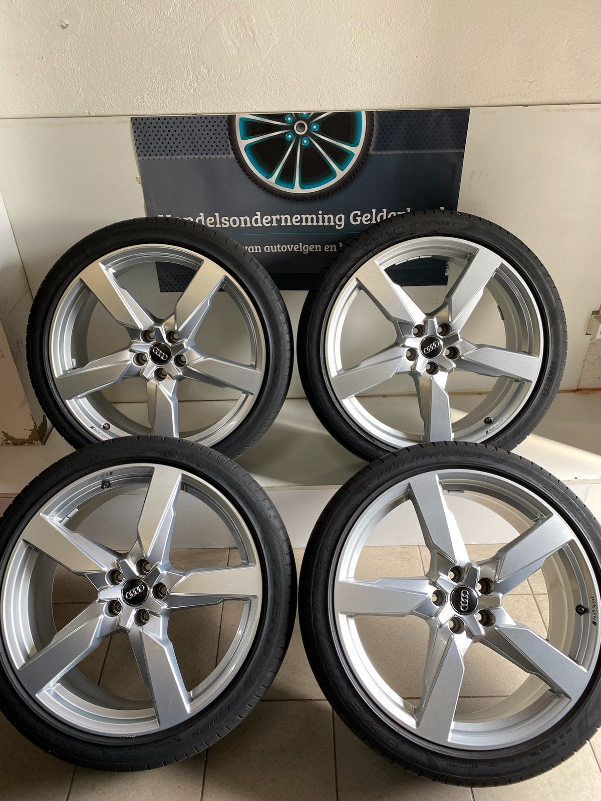 Origineel 21 inch Audi SQ5 Q5 velgen wielen 255/40r21, Auto-onderdelen, Banden en Velgen, Ophalen, Gebruikt, 255 mm, .