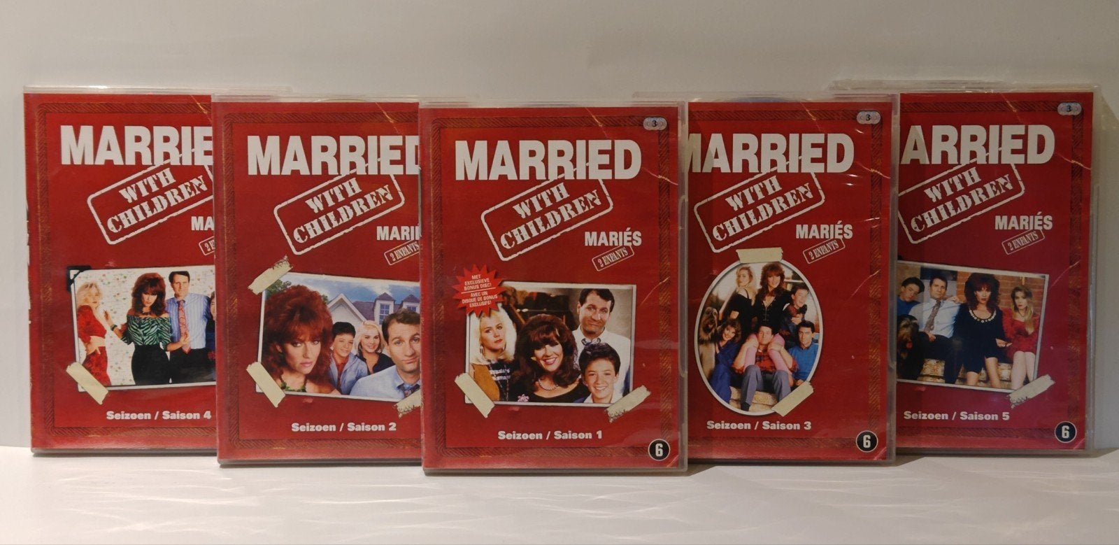 Married With Children DVD Set Seizoen 1 t/m 5 Al Bundy Bud, Alle leeftijden, Ophalen of Verzenden, Zo goed als nieuw, Komedie