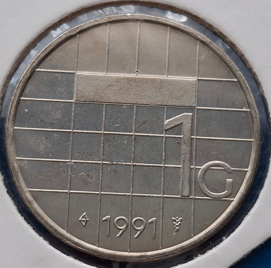 Nederland 1 gulden 1991 - Beatrix UNC*, Verzenden, Koningin Beatrix, 1 gulden