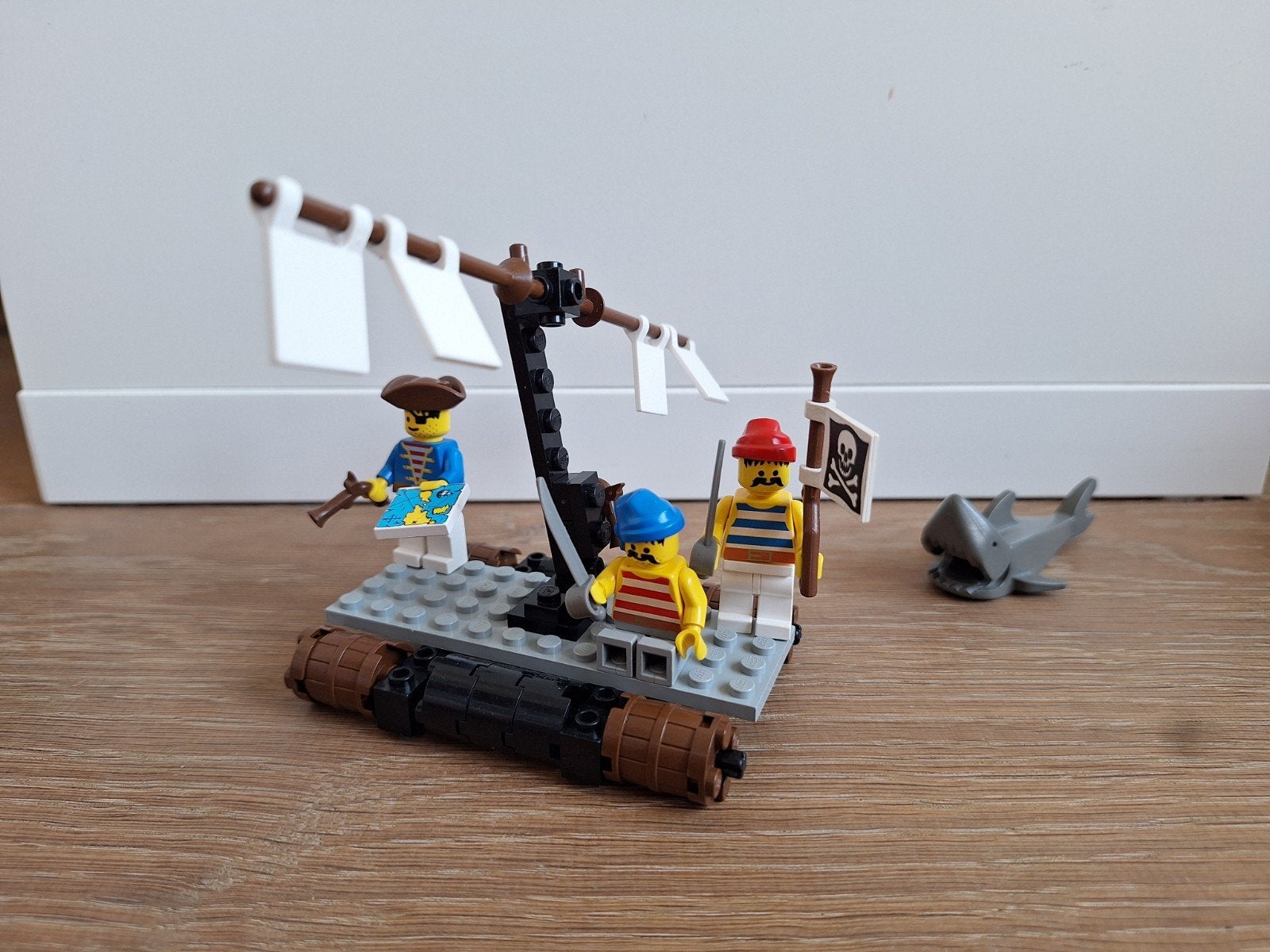 Vinatage Lego 6257 Piratenvlot met Haai, Kinderen en Baby's, Speelgoed | Duplo en Lego, Compleet, Gebruikt, Lego, Complete set