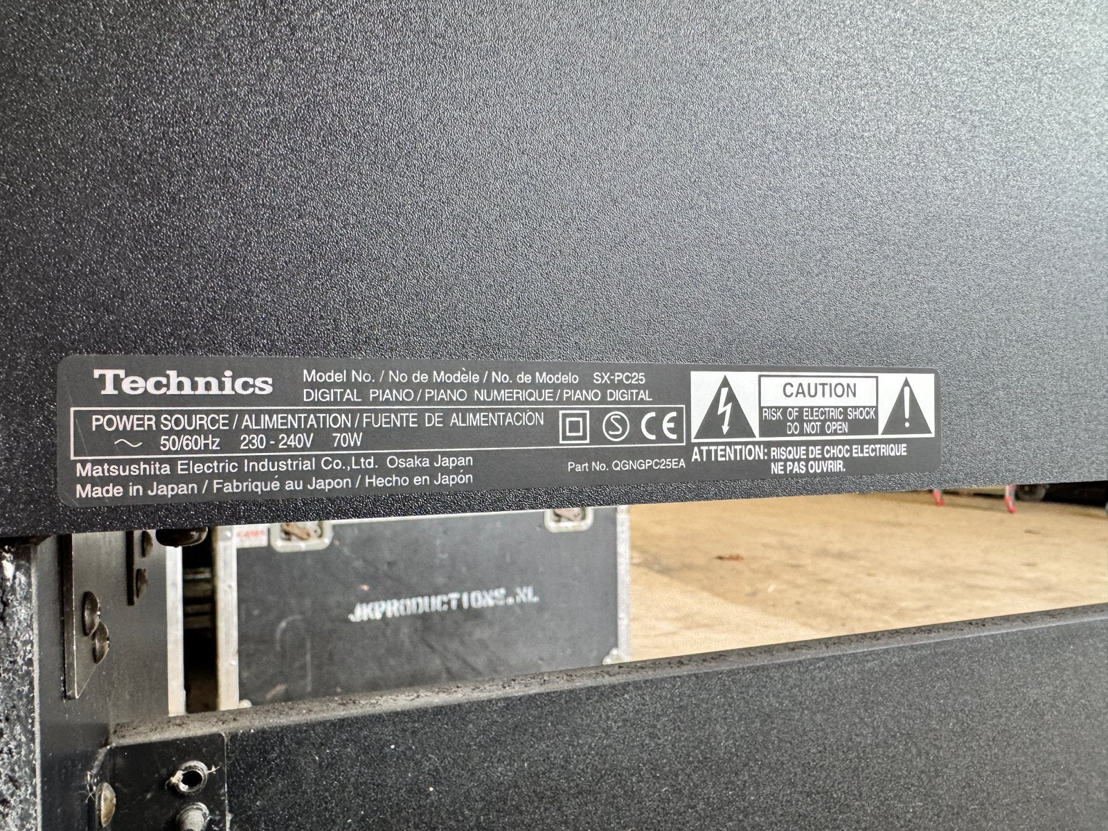 Foto 5 van Technics SX-PC25 digitale piano – 88 toetsen –