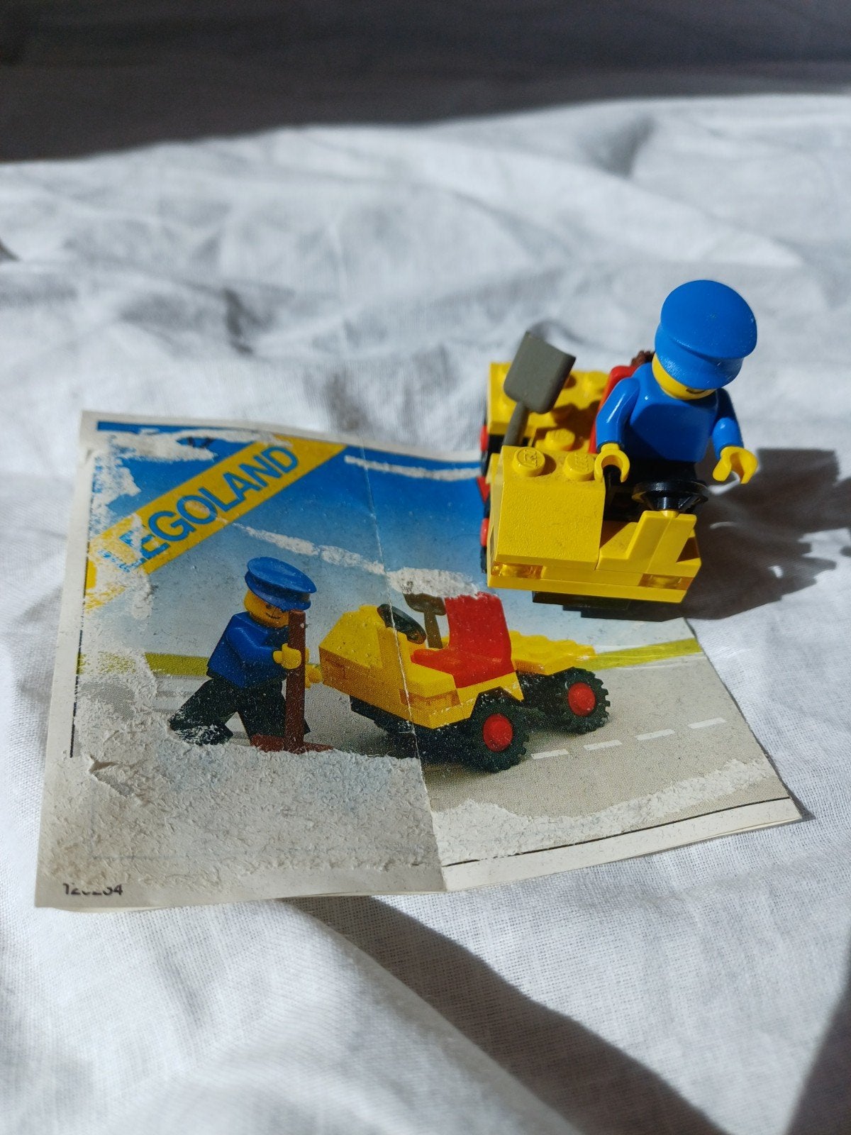 Vintage LEGO Legoland Set met Minifiguur en Instructies, Gebruikt, Lego, Ophalen of Verzenden, Inclusief minifiguren