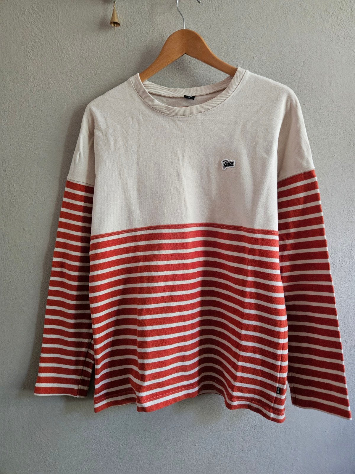 Patta gestreept longsleeve shirt - Maat M, Ophalen of Verzenden, Zo goed als nieuw, Patta, Meerkleurig