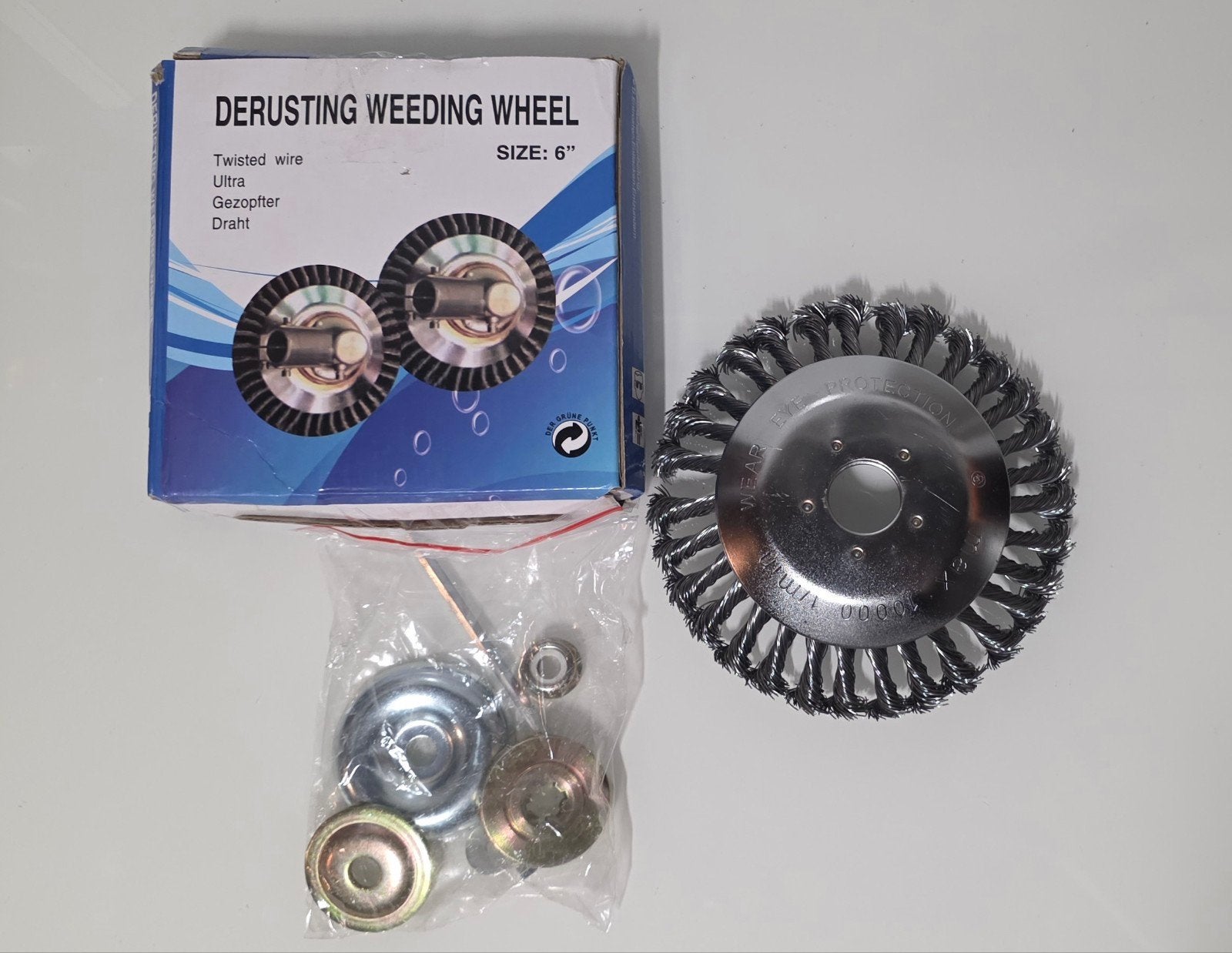 Ontroestings- en onkruidwiel voor bosmaaiers, 6 inch, Benzine, Onbekend, Nieuw, Ophalen of Verzenden