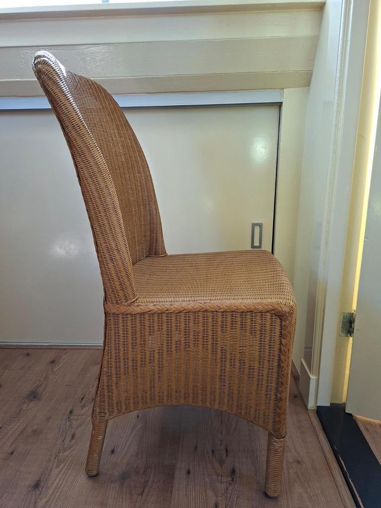 6 Lloyd Loom stoelen, Huis en Inrichting, Ophalen, Overige kleuren, Riet of Rotan, Zo goed als nieuw