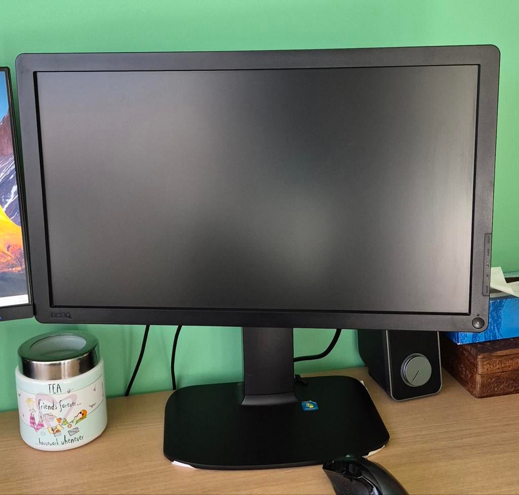 BenQ Monitor 24 inch - Full HD Scherm, Gebruikt, Kantelbaar, HDMI, Full HD