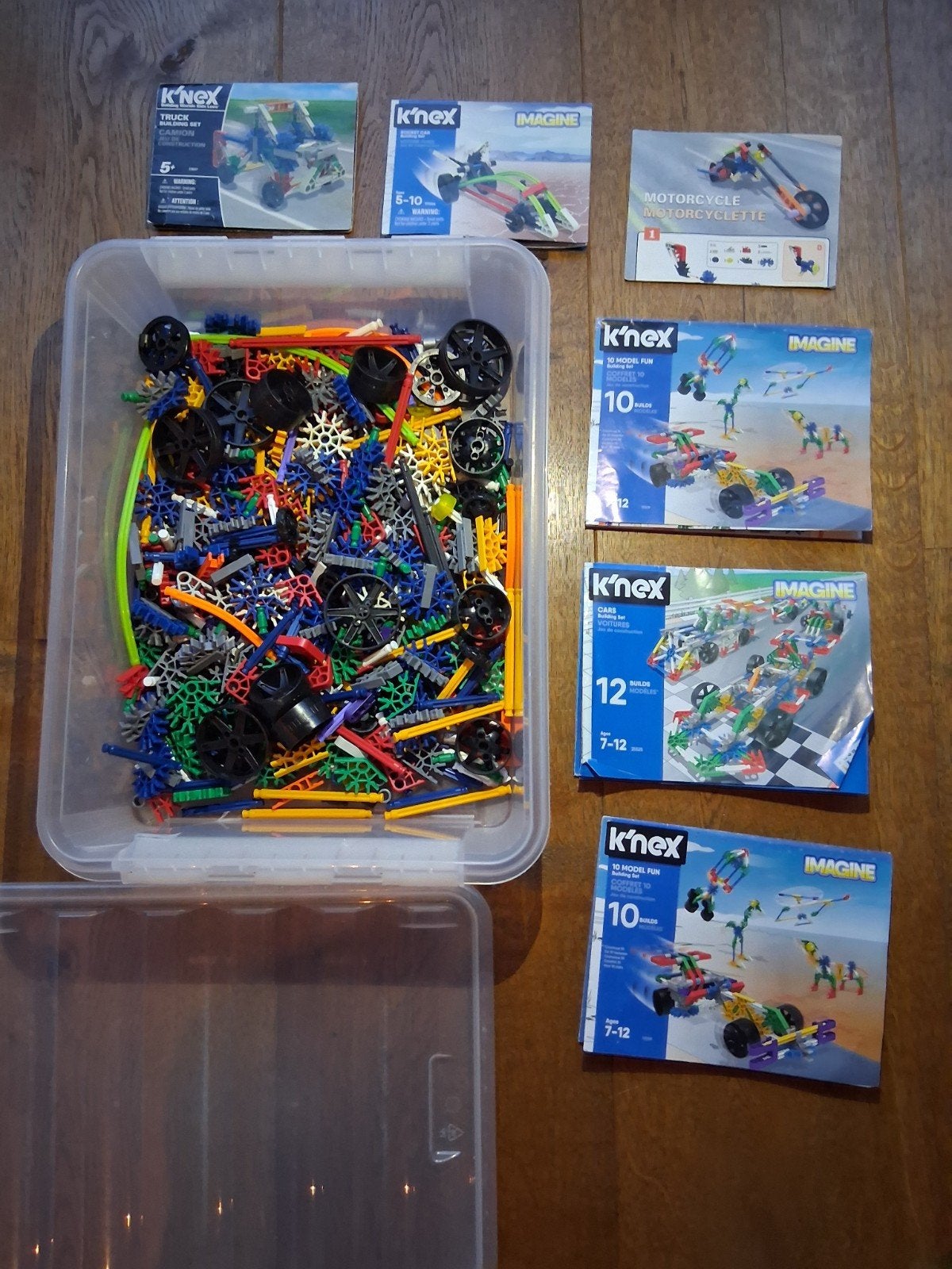 Knex met uitlegboekjes, Ophalen of Verzenden, Gebruikt