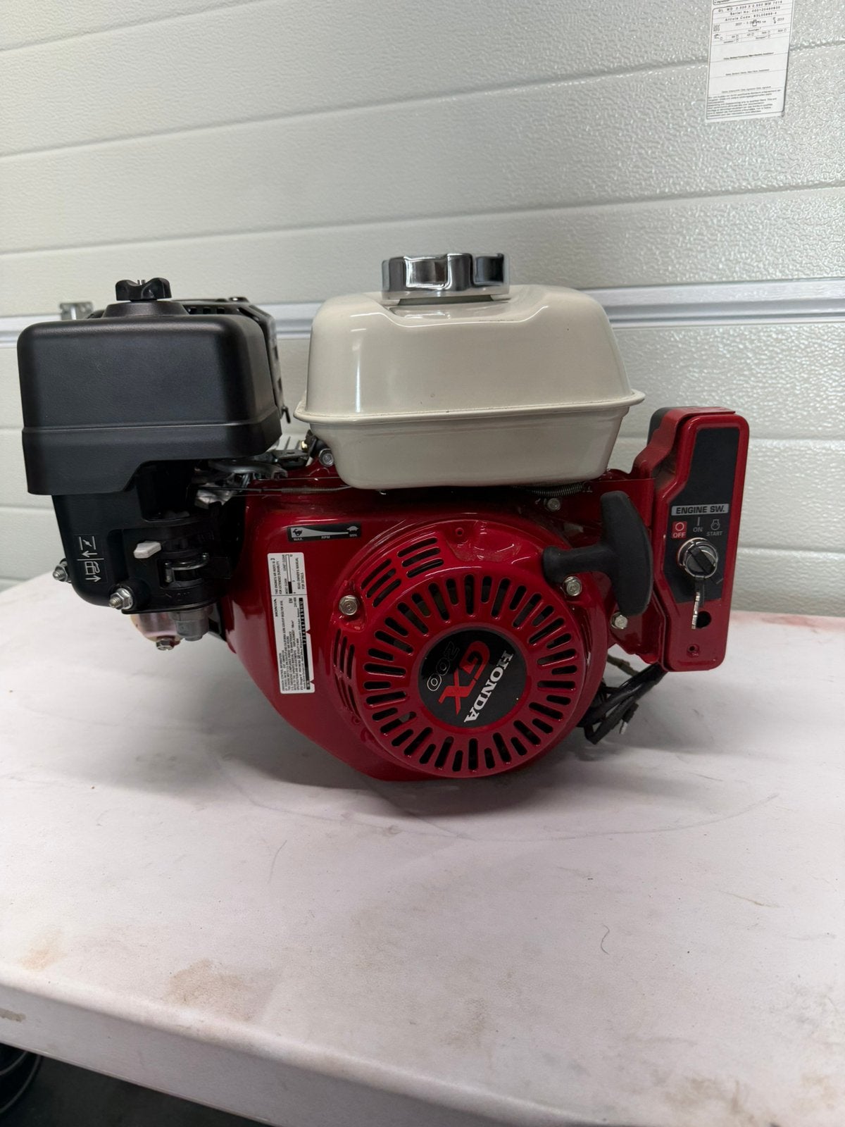 Honda gx200 kart motor, Ophalen, Zo goed als nieuw, Benzinemotor, 1800 rpm of meer