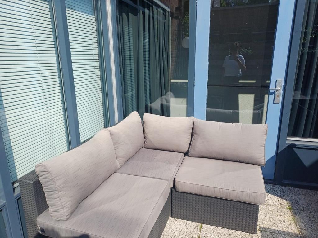TKA LOUNGESET INCLUSIEF KUSSENS, Ophalen of Verzenden, Gebruikt, 3 zitplaatsen