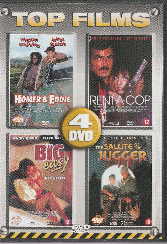 04) 4 Dvd box; TOP Films: filmstitels in beschrijving, Vanaf 16 jaar, Ophalen of Verzenden, Gebruikt, Actie