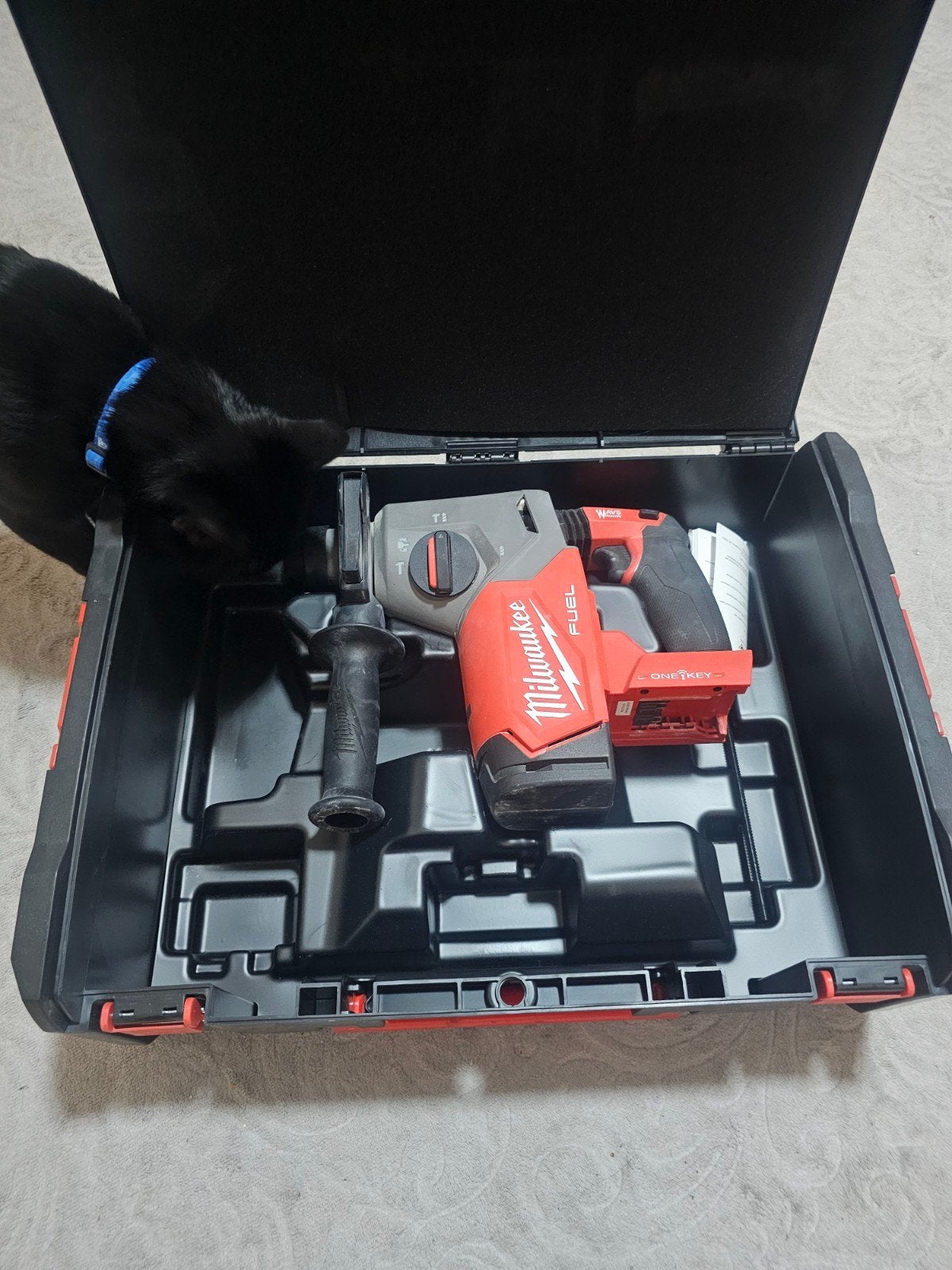 Milwaukee M18 FUEL ONE-KEY SDS+ Boorhamer - ZGAN, 600 watt of meer, Boor- en/of Breekhamer, Ophalen of Verzenden, Zo goed als nieuw