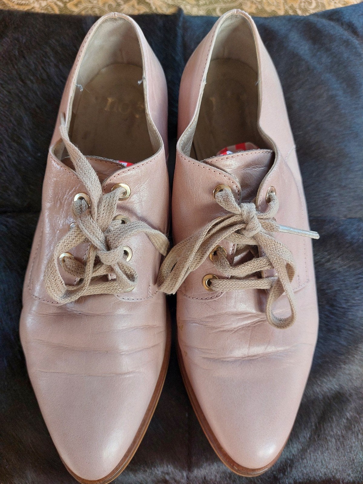 Noé leren veterschoenen - Maat 37, Schoenen met lage hakken, Ophalen of Verzenden, Gedragen, Noé