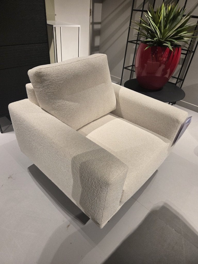 Montel fauteuil Phillipe, Huis en Inrichting, Fauteuils, Ophalen, 75 tot 100 cm, Zo goed als nieuw, Stof