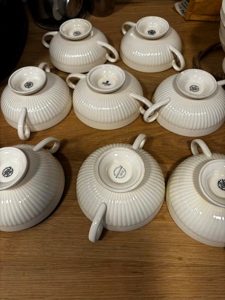 Wedgewood Edme soepkop en schotel, Ophalen of Verzenden, Gebruikt, Porselein, Kop en/of schotel