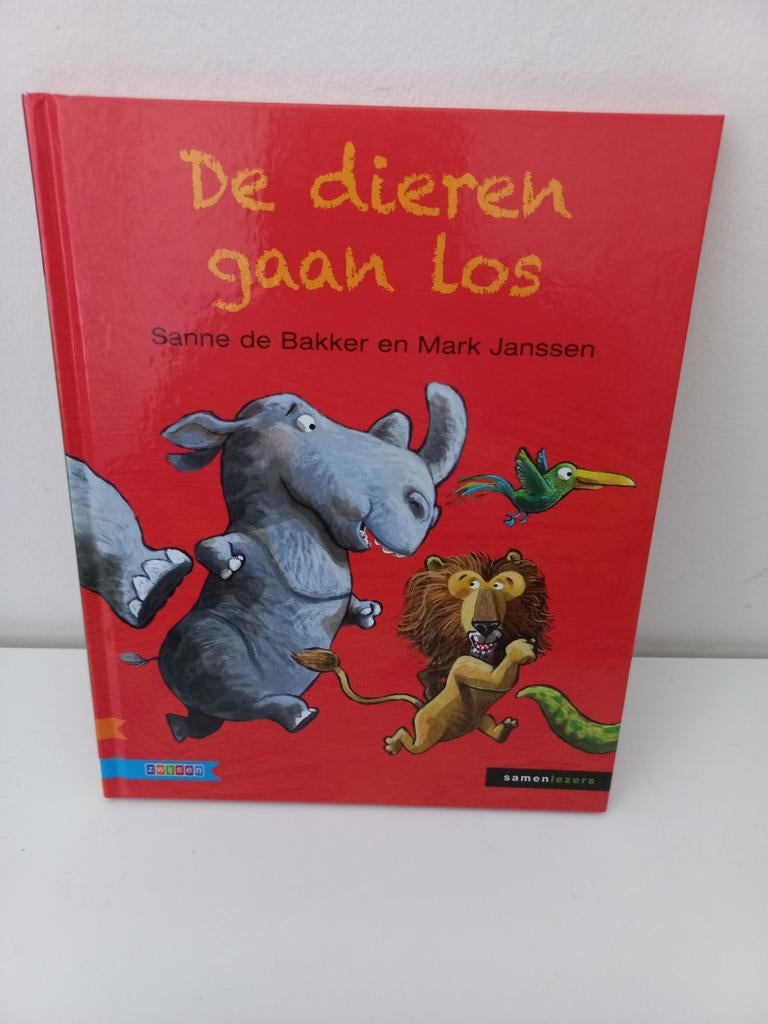 De dieren gaan Los - Zwijsen - Samenlezers - AVI M4 / AVI M5, Boeken, Ophalen of Verzenden, Zo goed als nieuw, Sanne de Bakker