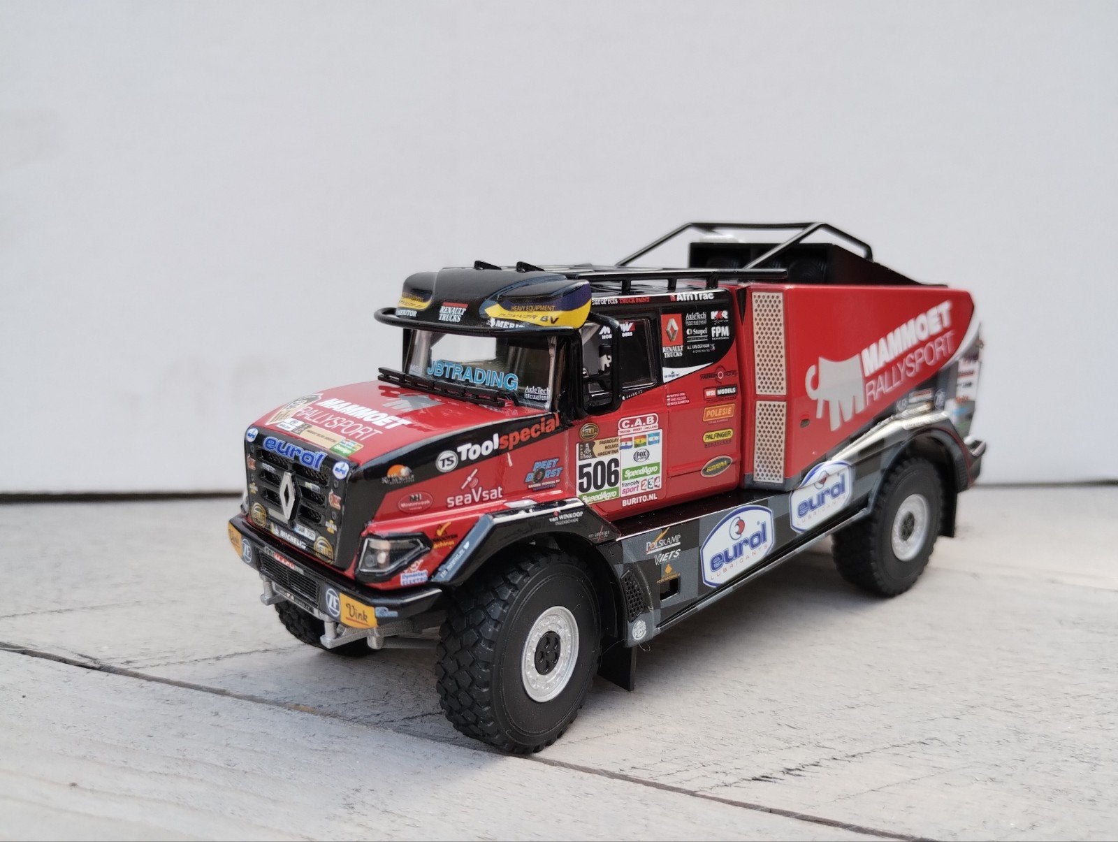 te koop Renault Dakar Rally truck van team mammoet, Ophalen of Verzenden, Nieuw, Bus of Vrachtwagen, Wsi