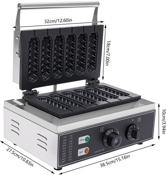 Wafelijzer - Wafelmaker - Waffle iron - Waffle Machine - Reg, Hobby en Vrije tijd, Overige Hobby en Vrije tijd, Nieuw, Verzenden