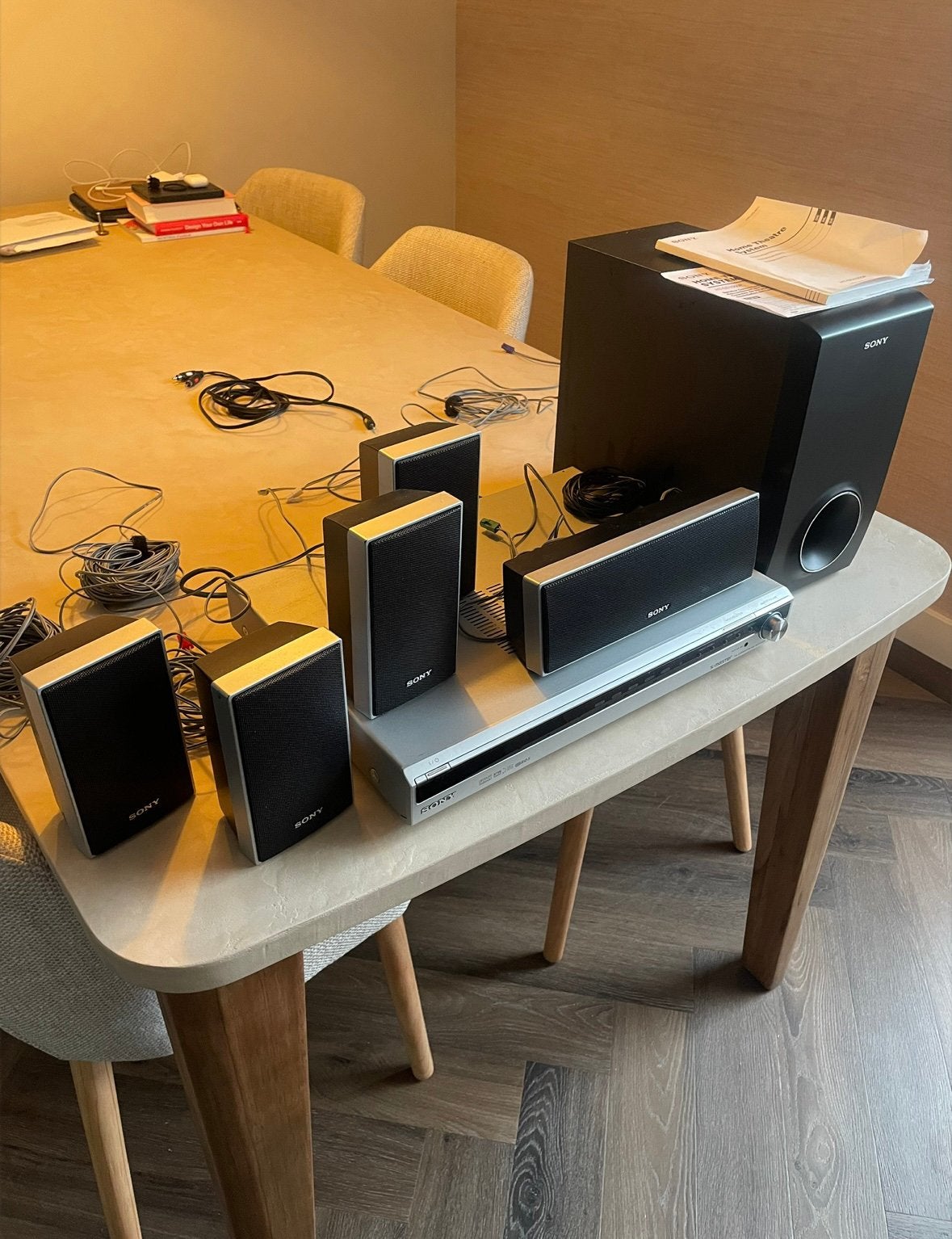 Sony surround system set, Ophalen, 70 watt of meer, Zo goed als nieuw, 5.1-systeem