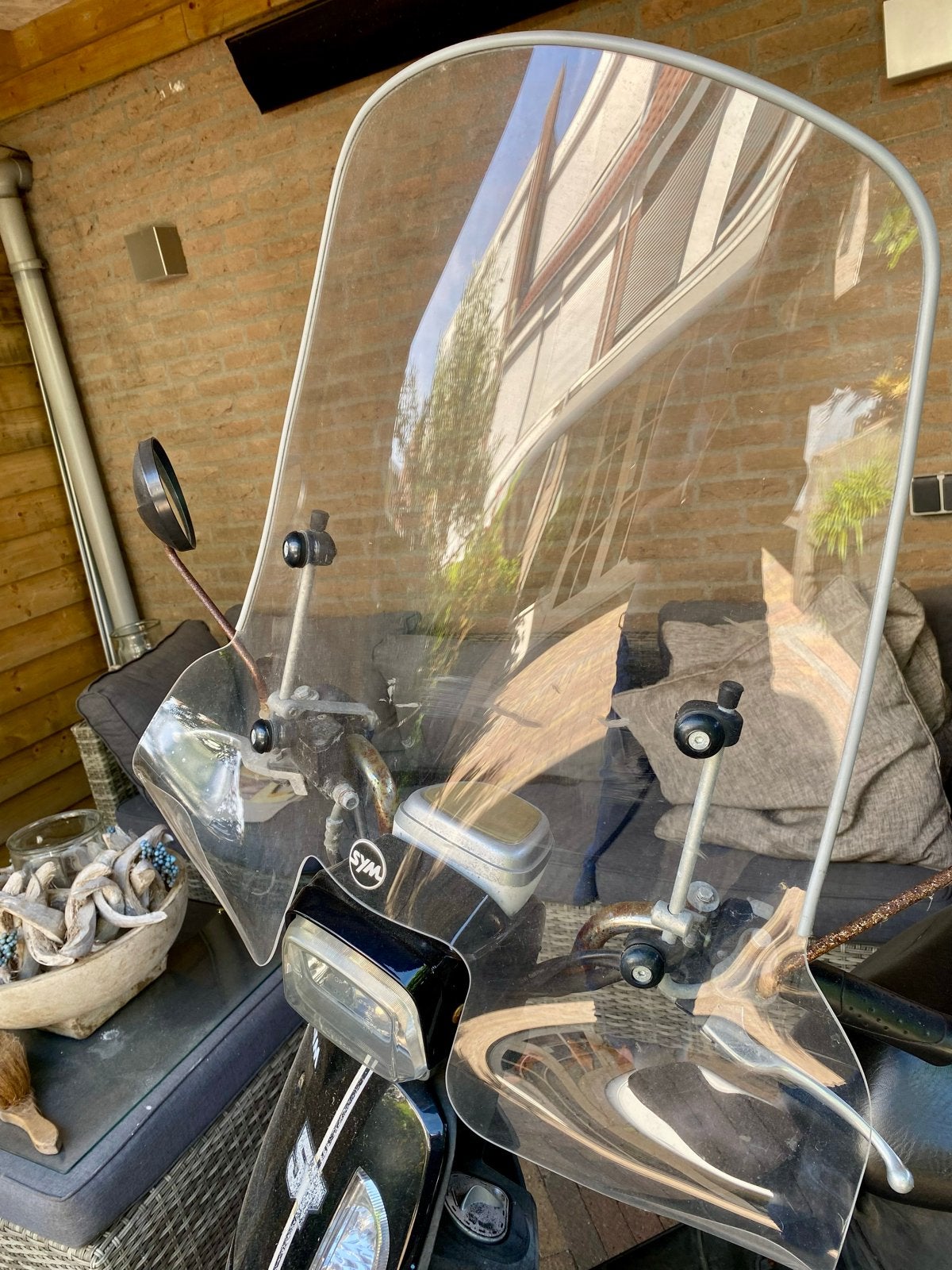 Windscherm voor Sym scooter, Ophalen, Gebruikt, Overige typen, SYM