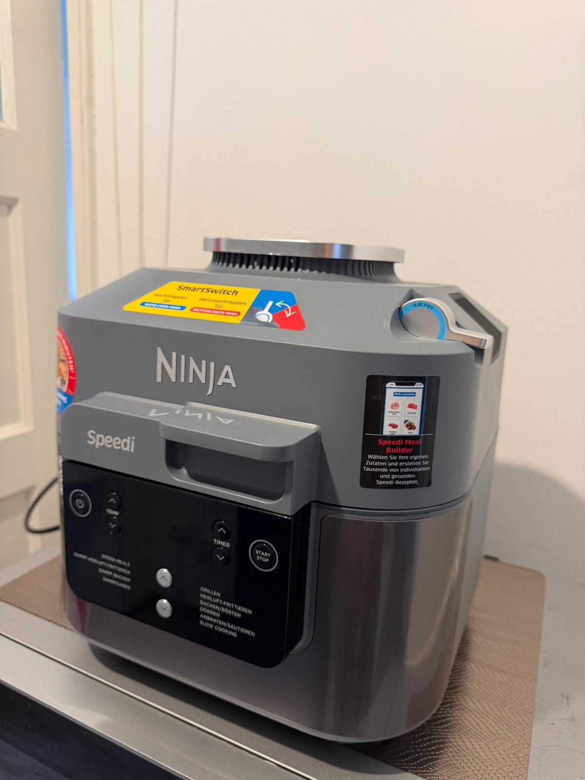 Ninja Speedi Rapid Cooking System te koop., Witgoed en Apparatuur, Slowcookers, Ophalen of Verzenden, Zo goed als nieuw