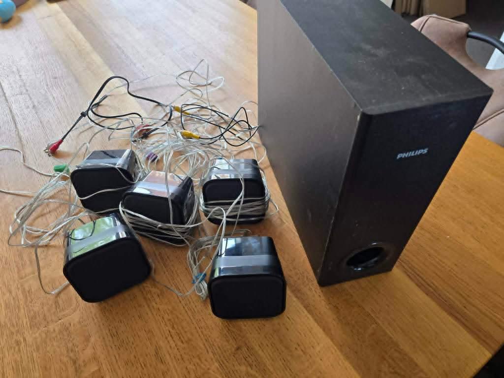 dolby surround sound, Ophalen, Philips, Gebruikt, Subwoofer