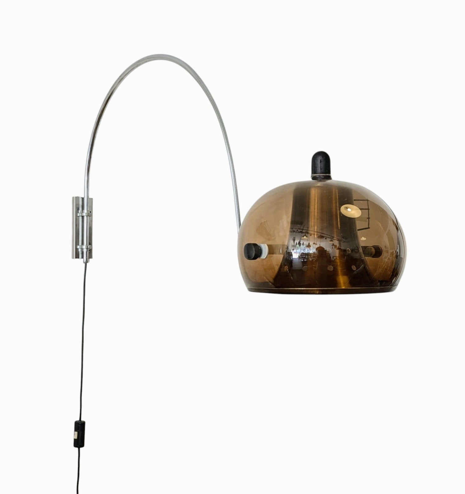 Vintage booglamp Dijkstra, Ophalen, Kunststof, Gebruikt, .