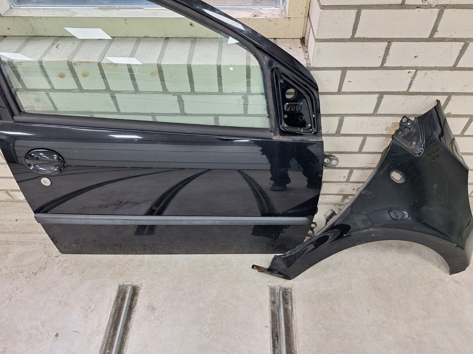 Citroën/peugeot nette rechter portier en scherm, Gebruikt, Citroën, Deur, Rechts