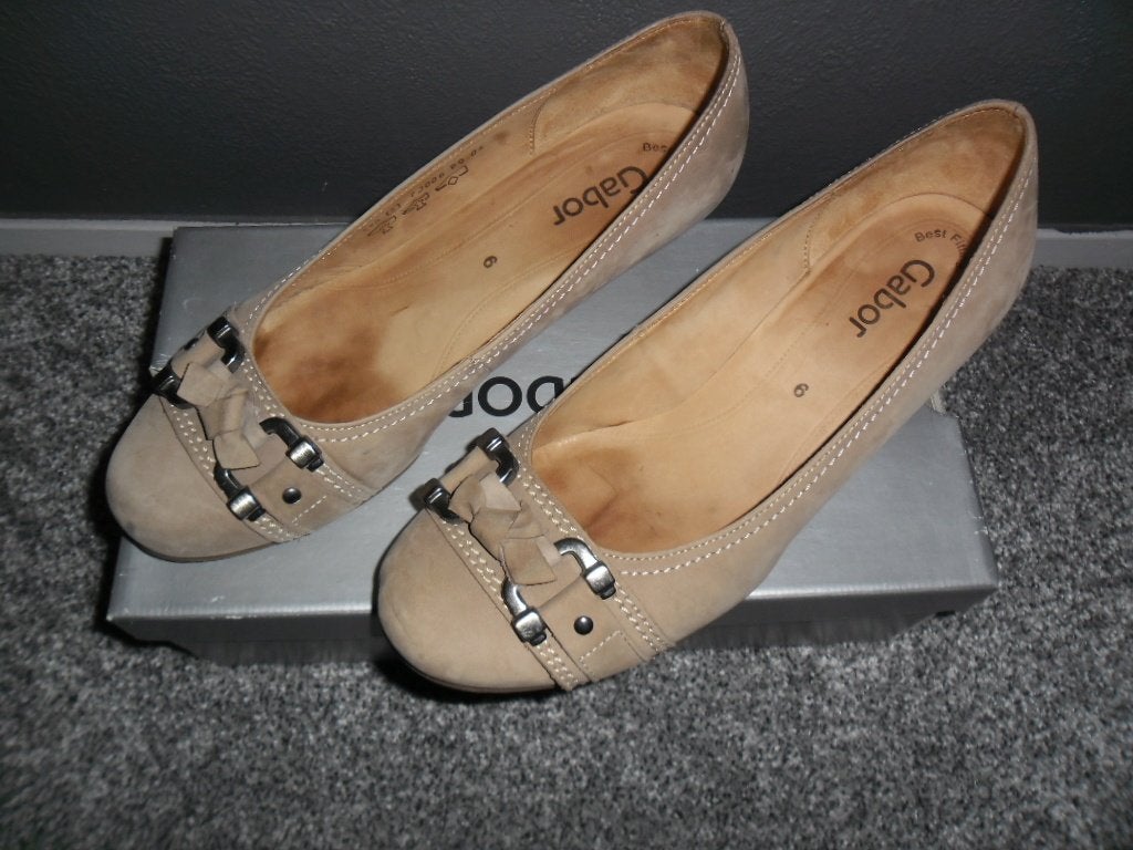 Gabor Taupe Schoenen Met Hak Maat 39, Schoenen met lage hakken, Beige, Gabor, Ophalen of Verzenden